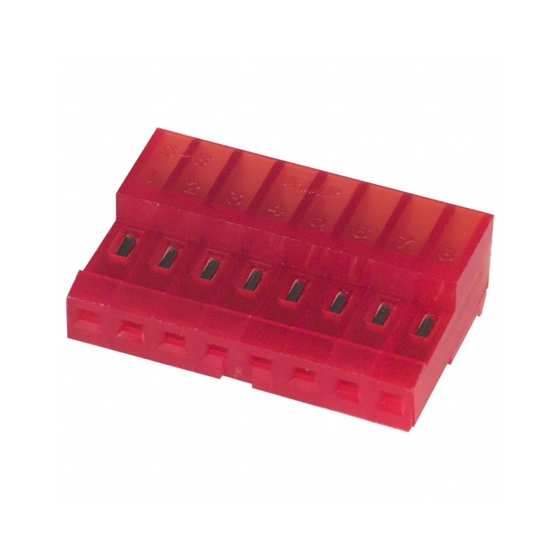 1 pcs : 3-640440-8 - CONN RCPT 8POS IDC 22AWG TIN