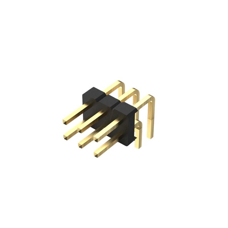 1 pcs : BF060-06A-B-0400-0280-0305-L-D - 6POS, 2MM PITCH PIN HDR, DIL, TH