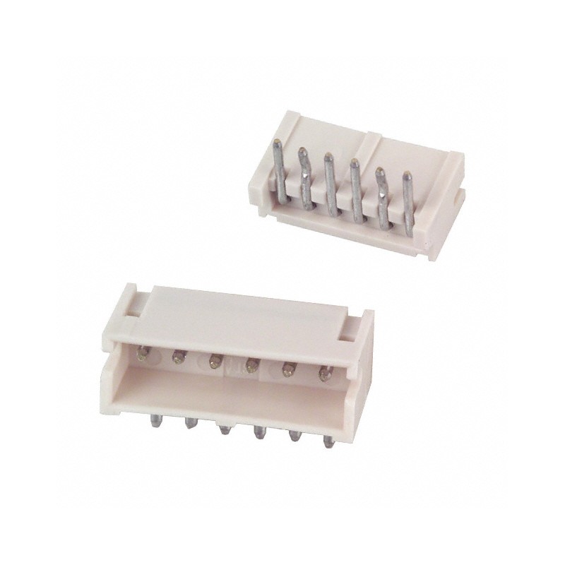 1 pcs : S6B-ZR - CONN HEADER R/A 6POS 1.5MM