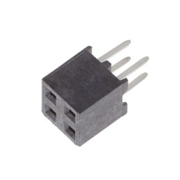 1 pcs : 2314824-4 - 4P,2MM,BB,REC,DRVT,2.7,0.1AU,TUB