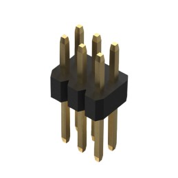 1 pcs : BC035-06-A-0380-0300-L-G - 6W, 1.0MM PITCH PIN HDR, DIL, TH