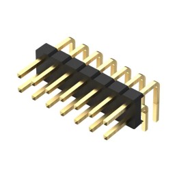 1 pcs : BF060-14A-B-0600-0280-0305-L-D - 14POS, 2MM PITCH PIN HDR, DIL, T