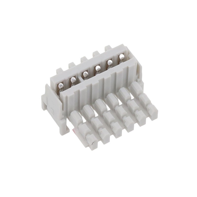 1 pcs : 2-284865-6 - CONN RCPT 6POS IDC 22-24AWG TIN