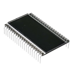 1 pcs - RS PRO 7-Segment LCD Display, Black on Grey, 1 Row by 4 Characters, Reflective