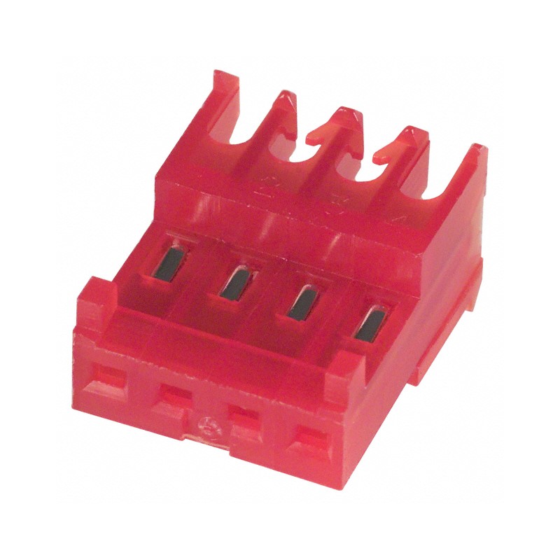 1 pcs : 3-644540-4 - CONN RCPT 4POS IDC 22AWG TIN