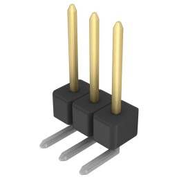 1 pcs : PBC03SGAN - CONN HEADER R/A 3POS 2.54MM