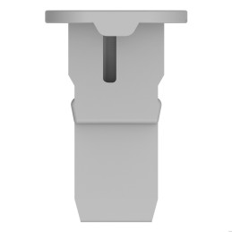 1 pcs : W4SA-P012 - WEDGE LOCK, 4P, PLG, GRY, SL RET