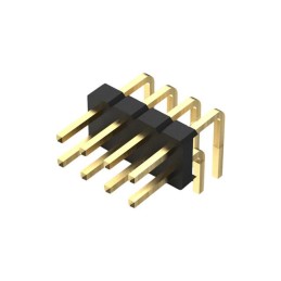 1 pcs : BF060-08A-B-0200-0280-0305-L-D - 8POS, 2MM PITCH PIN HDR, DIL, TH