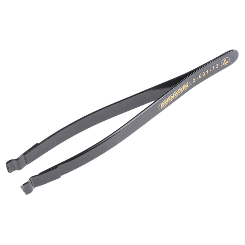 1 pcs - Bernstein 125 mm, Stainless Steel, ESD Tweezers