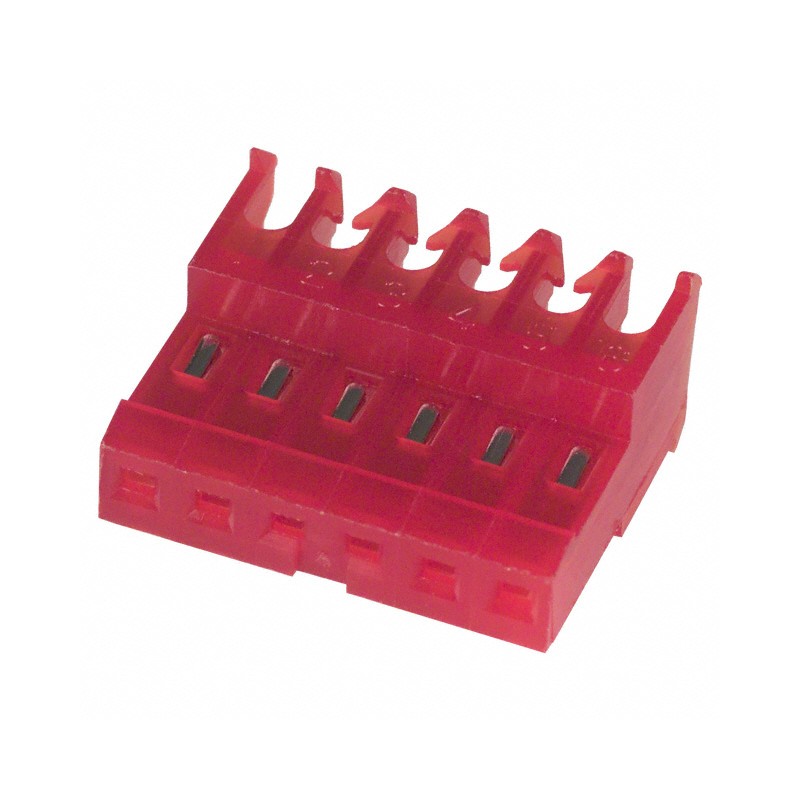 1 pcs : 3-640620-6 - CONN RCPT 6POS IDC 22AWG TIN