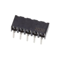 1 pcs : 2314927-5 - 5P,2MM,B-B,REC,SRHZ,2.1,SN,TB