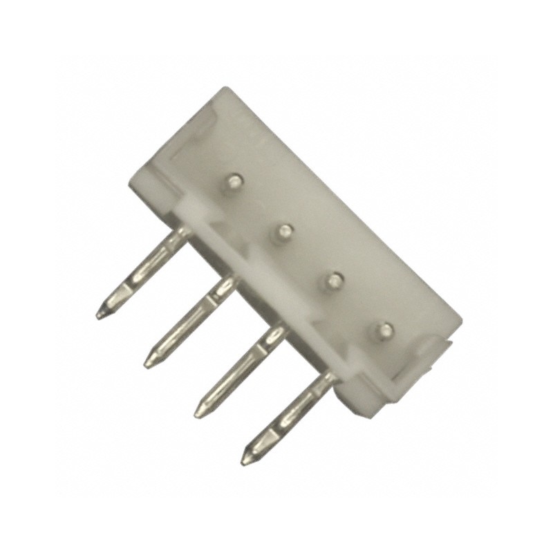 1 pcs : 292253-4 - CONN HEADER R/A 4POS 2MM