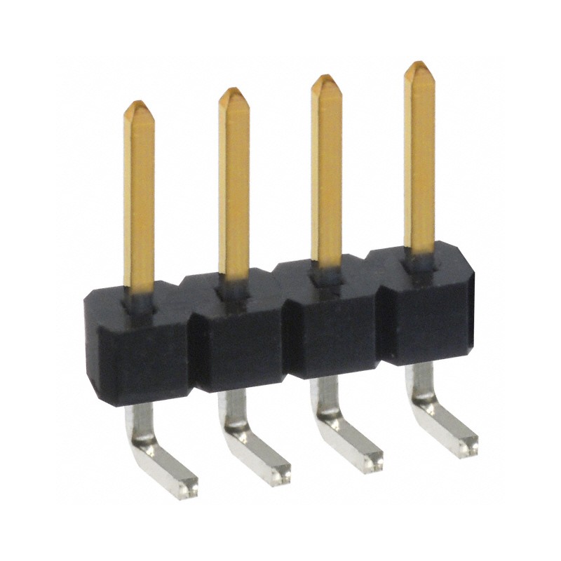 1 pcs : PBC04SBAN - CONN HEADER R/A 4POS 2.54MM