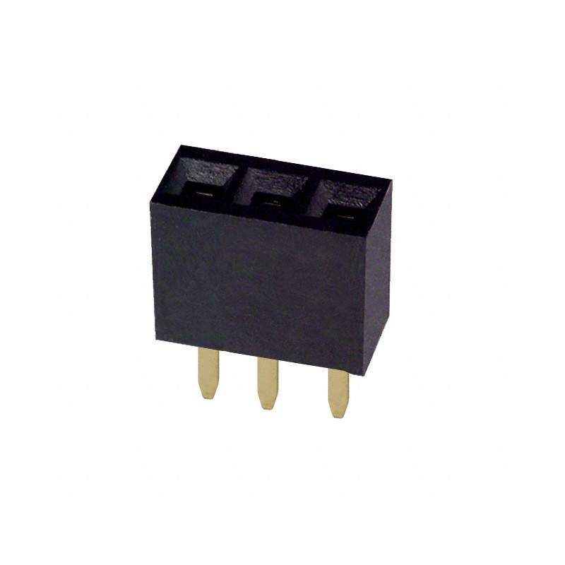 1 pcs : PPPC031LFBN-RC - CONN HDR 3POS 0.1 GOLD PCB