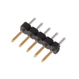 1 pcs : 2355104-5 - 5P,2MM,BRK HDR,SRVT,2.8,0.1AU,TB