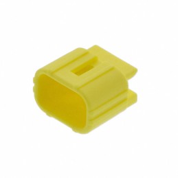 1 pcs : 174355-7 - CONN CAP 2POS DBL LOCK YELLOW