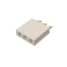 1 pcs : BG300-03-A-L-A - 3W, 2.54MM PTH SOCKET, SIL, SMT,