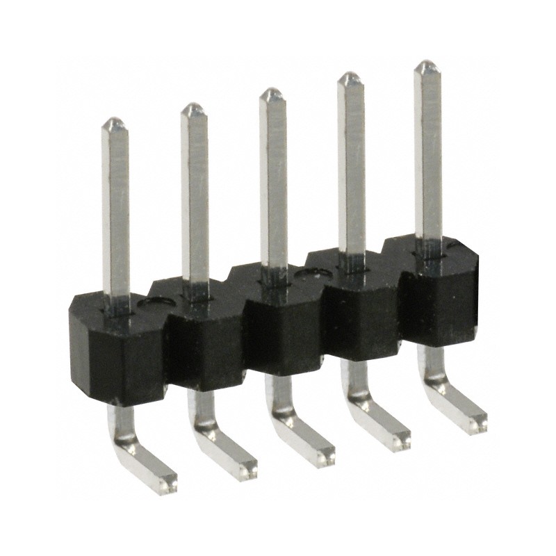 1 pcs : PEC05SBAN - CONN HEADER R/A 5POS 2.54MM