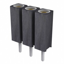 1 pcs : 801-87-003-10-132101 - CONN SOCKET 3POS 0.1 GOLD PCB