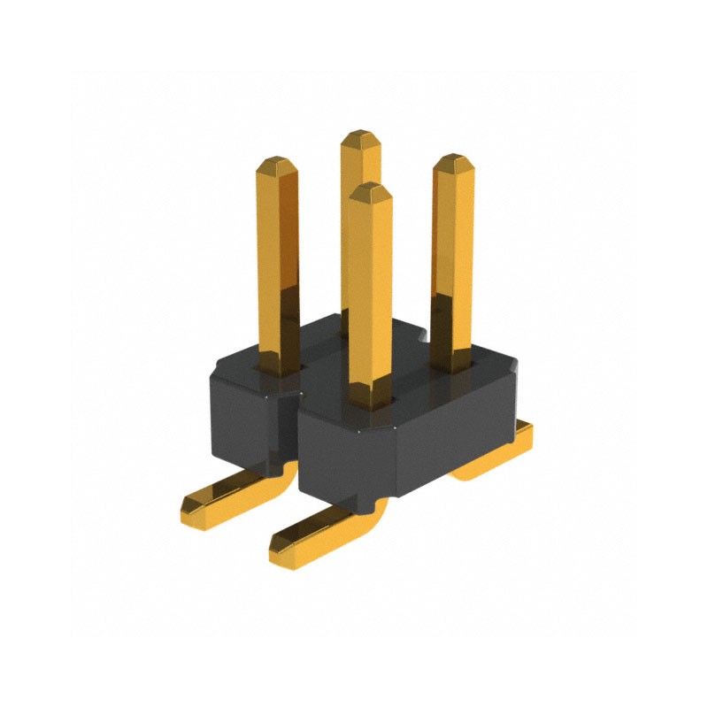 1 pcs : NRPN022MAMS-RC - CONN HEADER SMD 4POS 2MM