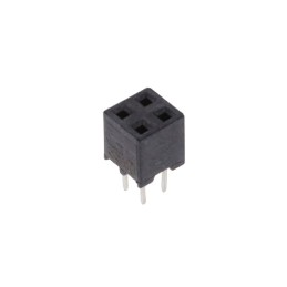 1 pcs : 2314822-4 - 4P,2MM,BB,REC,DRVT,2.7,0.76AU,TU