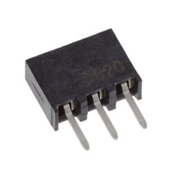 1 pcs : 2314876-3 - 3P,2MM,B-B,REC,SRVT,2.7,0.1AU,TB
