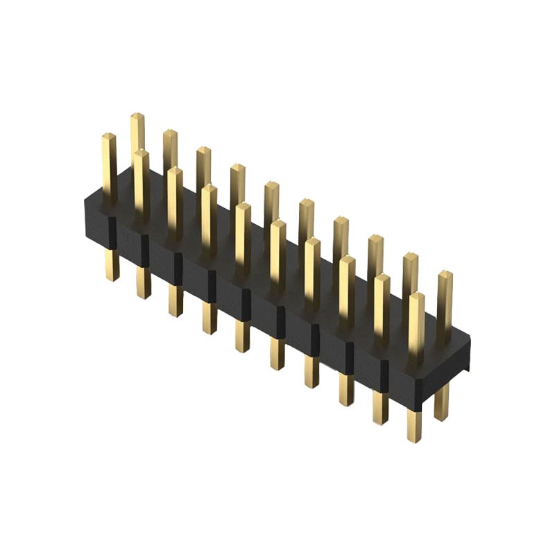 1 pcs : BF050-20-A-B-0600-0300-L-G - 20POS, 2MM PITCH PIN HDR, DIL, T