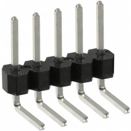 1 pcs : PEC05SBBN - CONN HEADER R/A 5POS 2.54MM