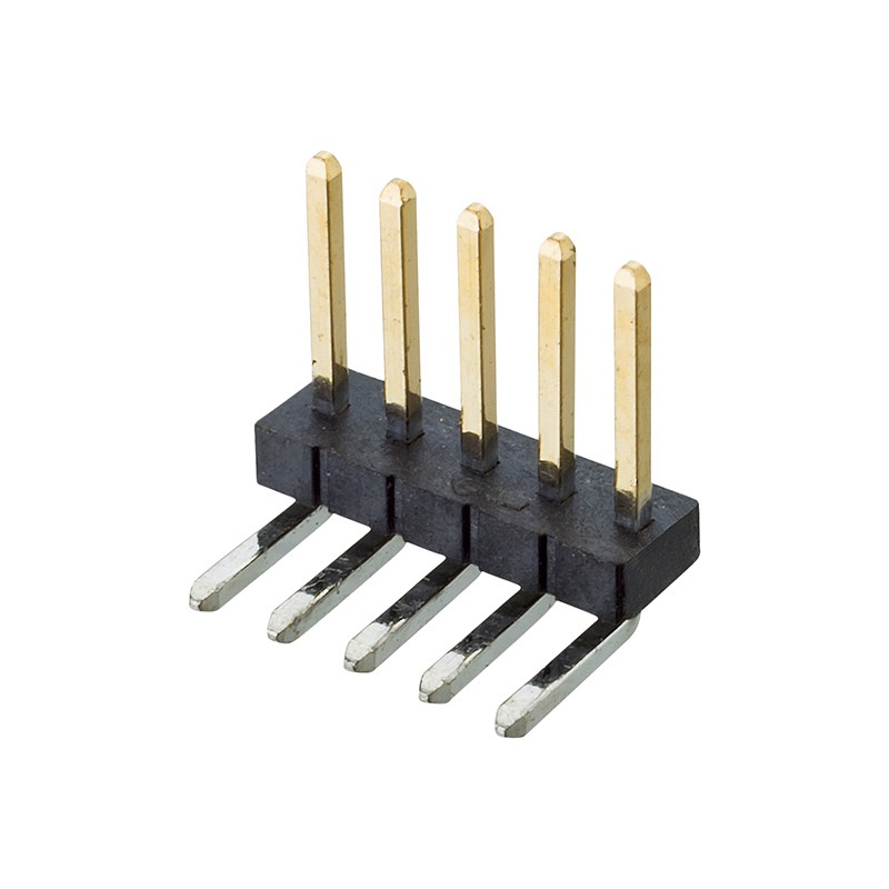 1 pcs : M50-3930542 - CONN HEADER R/A 5POS 1.27MM