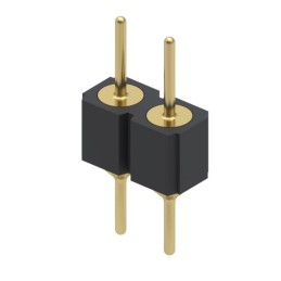 1 pcs : 350-10-102-00-006000 - CONN HEADER VERT 2POS 2.54MM