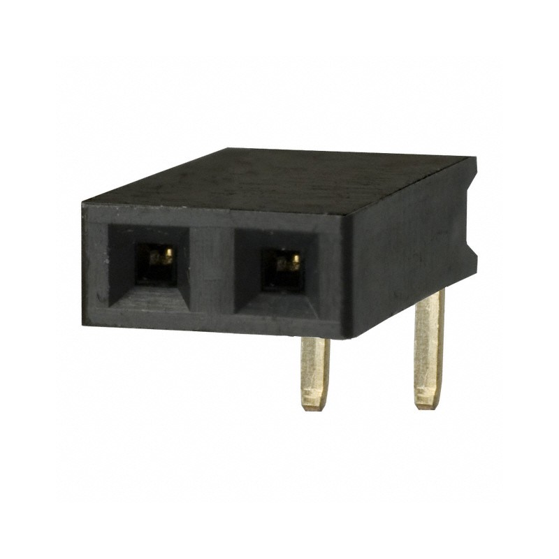 1 pcs : PPPC021LGBN-RC - CONN HDR 2POS 0.1 GOLD PCB R/A