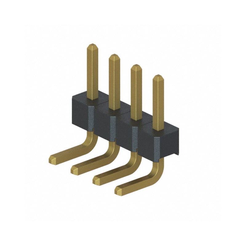 1 pcs : M22-2530405 - CONN HEADER R/A 4POS 2MM