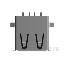 5 pcs - TE Connectivity Right Angle, SMT, Socket Type A 2.0 USB Connector