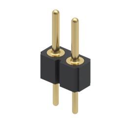 1 pcs : 800-10-002-10-001000 - CONN HEADER VERT 2POS 2.54MM