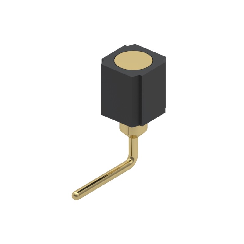 1 pcs : 399-10-101-10-008000 - CONN SPRING TARGET 1POS R/A PCB