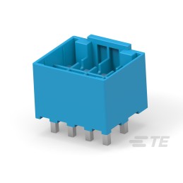 1 pcs : 2423324-8 - HEADER 2X4P BLUE HCI 4.0 PITCH
