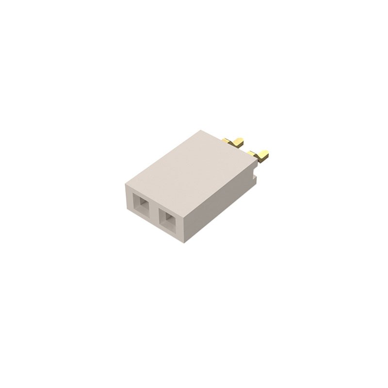 1 pcs : BG300-02-A-L-A - 2W, 2.54MM PTH SOCKET, SIL, SMT,