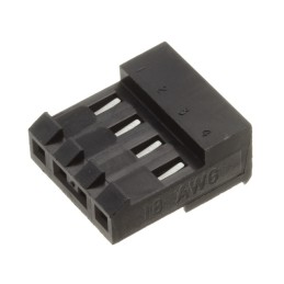 1 pcs : 3-644570-4 - CONN RCPT 4POS IDC 18AWG TIN