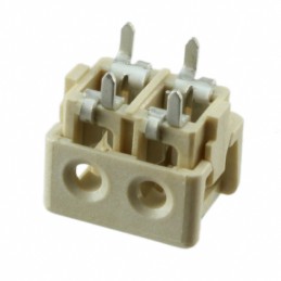 1 pcs : 2-2106489-2 - CONN WIRE IDC 2POS 22AWG PCB RA