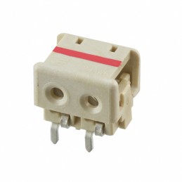 1 pcs : 3-2106489-2 - CONN WIRE IDC 2POS 24AWG PCB RA