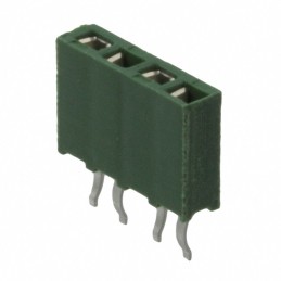 1 pcs : 215297-4 - CONN RCPT 4POS 0.1 GOLD PCB