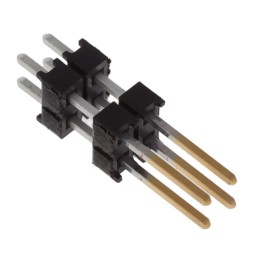 1 pcs : DW-02-09-F-D-314 - CONN HDR 4POS 0.1 STACK T/H GOLD