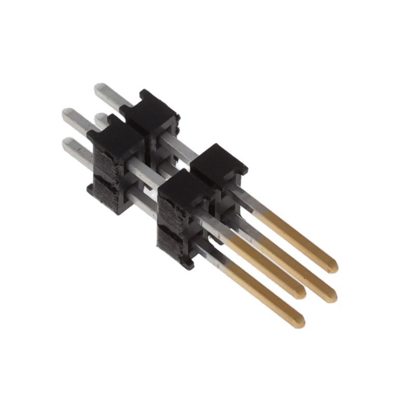 1 pcs : DW-02-09-F-D-314 - CONN HDR 4POS 0.1 STACK T/H GOLD