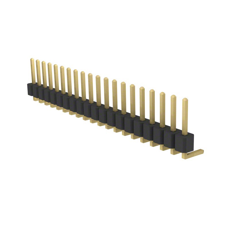1 pcs : PRPC020SBAN-M71RC - CONN HEADER R/A 20POS 2.54MM