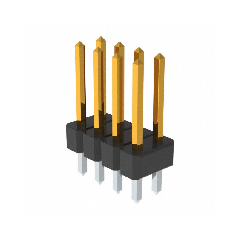 1 pcs : PBC04DFAN - CONN HEADER VERT 8POS 2.54MM