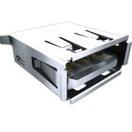 5 pcs - Samtec Right Angle, SMT, Socket Type A 2.0 USB Connector