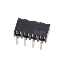 1 pcs : 2314930-4 - 4P,2MM,B-B,REC,SRHZ,2.1,0.76AU,T