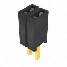 1 pcs : SLM-102-01-G-S - CONN RCPT 2POS 0.05 GOLD PCB