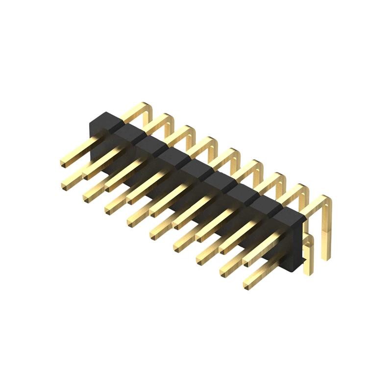 1 pcs : BF060-18A-B-0400-0280-0305-L-D - 18POS, 2MM PITCH PIN HDR, DIL, T