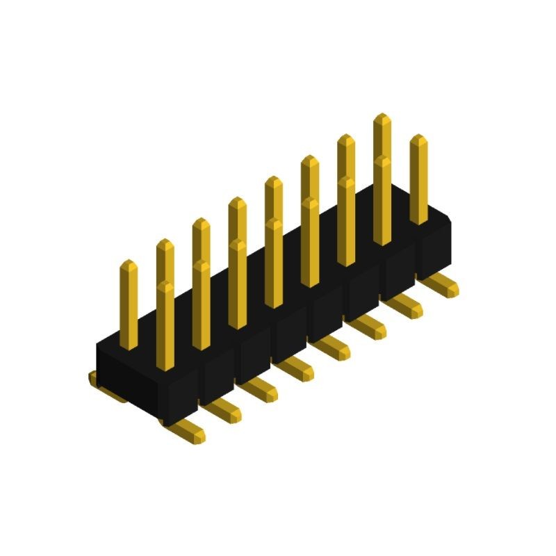 1 pcs : PHDD-SS016G1ABOGE-B005 - MALE HEADER VERTICAL SMD 16POS G